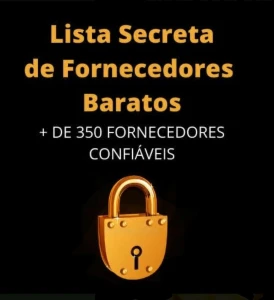 Lista Secreta de Fornecedores - A melhor Lista