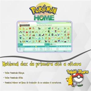 Pokémons da 1ª até a 8ª geração Todos para Seu pokémon Home