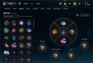 Conta diamante 2 ( FLEX ) com 75 PDL Com 27 Champs e 2 Skins - League of Legends LOL