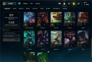 Conta diamante 2 ( FLEX ) com 75 PDL Com 27 Champs e 2 Skins - League of Legends LOL