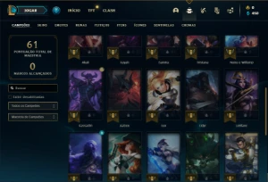 Conta Platina 2 com 30 Champs e 2 Skins SEM EMAIL CONFIRMADO - League of Legends LOL