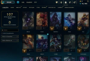 [Entrega Automática] Conta Lol Ouro, 56 Skins, 2 Lendárias - League of Legends