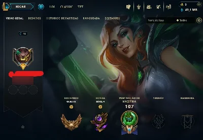 [Entrega Automática] Conta Lol Ouro, 56 Skins, 2 Lendárias - League of Legends