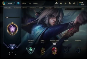 Conta Platina Bom MMR com Skin Mítica-Hecarim Lanceiro Zero - League of Legends LOL
