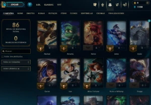 [Entrega Automática] Lol Ouro, 45 Skins, 1 Lendária do Zed - League of Legends