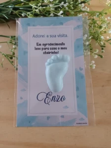 Card Perfumado Pezinho de Bebê - Artesanato e Personalizados