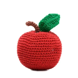 Maçã em amigurumi - Artesanato e Personalizados