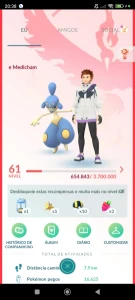 Pokémon GO LVL 61 | 188 SHINY ✨ | 3.1M Stardust | P001