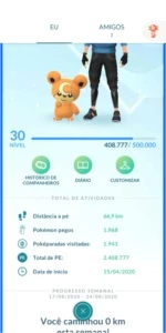 Conta level 30 básica - Pokémon