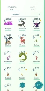 Conta level 30 básica - Pokémon