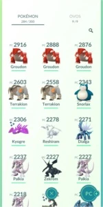 Conta level 30 básica - Pokémon