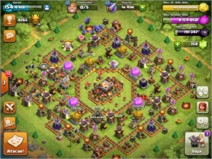 Conta clash of clans cv 11