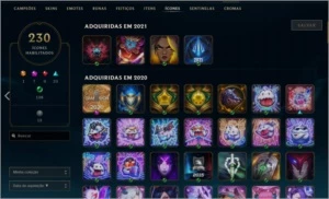 Conta platina 4 180 skin tds campeões /WILD RIFT PLATINA 1 - League of Legends LOL
