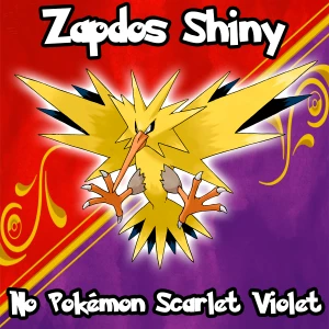 Zapdos Shiny para Pokémon Scarlet Violet
