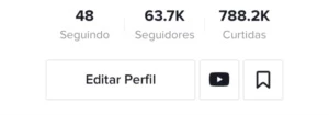 Conta do TikTok Com Mais De 60 Mil Seguidores! - Redes Sociais