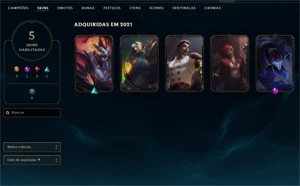 🟣SKIN NOCTURNE HEXTEC🟣 🟡CONTA GOLD🟡 - League of Legends LOL