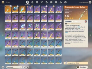 Zibai+Arma assinatura+Neuvilette+Arma assinatura+Nahida - Genshin Impact