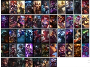 Conta bronze 1 com 121 Champs e 96 Skins - League of Legends LOL