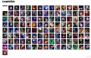 Conta bronze 1 com 121 Champs e 96 Skins - League of Legends LOL