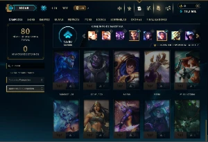 Diamante 4 com 35 Champs e 7 Skins - League of Legends LOL