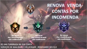 RENOVA ELO-SERVIÇOS DE ELO JOB E AFINS - League of Legends LOL