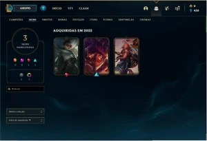 Conta ferro 2 - League of Legends LOL
