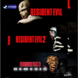 Resident Evil (1996) + 2 (1998) + 3 Nemesis (1999) - Steam