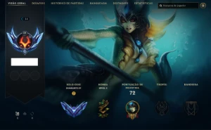 Conta Lol Diamante Handlvl MMR de Mestre - League of Legends