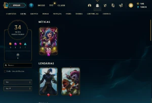 Conta lol mestre para ser main mestre 100pdl DECAY DOS 500PD - League of Legends