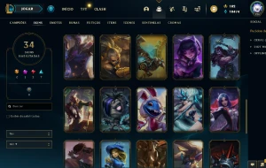 Conta lol mestre para ser main mestre 100pdl DECAY DOS 500PD - League of Legends