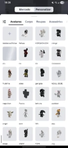 Conta de roblox feminina