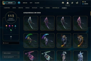 Conta League of Legends - Mestre LOL
