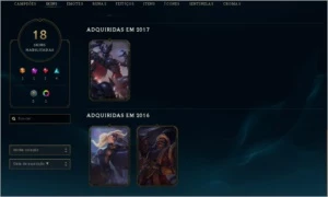 CONTA LOL DIAMANTE 4 - League of Legends