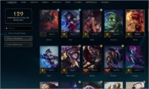 CONTA LOL DIAMANTE 4 - League of Legends