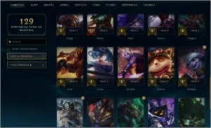CONTA LOL DIAMANTE 4 - League of Legends