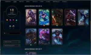 CONTA LOL DIAMANTE 4 - League of Legends