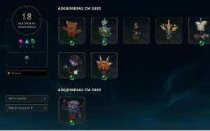 Conta LOL Level 473 - Ouro 1 - 212 SKINS - FULL ACESSO - League of Legends