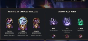 Conta LOL Level 473 - Ouro 1 - 212 SKINS - FULL ACESSO - League of Legends