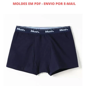 Kit Molde de Cuecas Básicas para Costura Qualidade em Moldes - Others