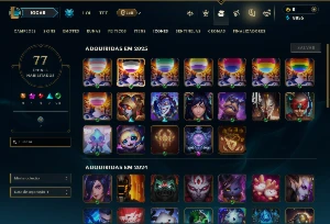 Diamante 4 com 45 Champs e 7 Skins ( GM 226 PDL na Flex ) - League of Legends LOL
