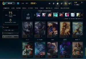 Diamante 4 com 45 Champs e 7 Skins ( GM 226 PDL na Flex ) - League of Legends LOL