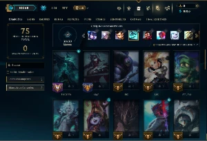 Diamante 4 com 45 Champs e 7 Skins ( GM 226 PDL na Flex ) - League of Legends LOL
