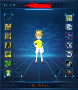[LADMO] Conta com AOA - Server ALPHAMON - Digimon Masters Online