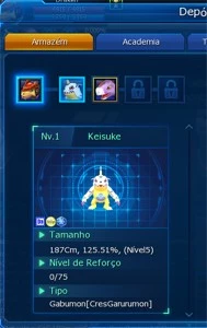[LADMO] Conta com AOA - Server ALPHAMON - Digimon Masters Online