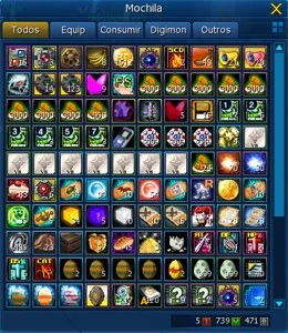 [LADMO] Conta com AOA - Server ALPHAMON - Digimon Masters Online