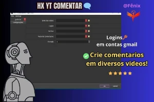 HX programa auxiliador -crie comentarios em videos YT - Softwares e Licenças