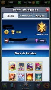 conta clash royale lvl 13
