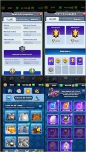 conta clash royale lvl 13