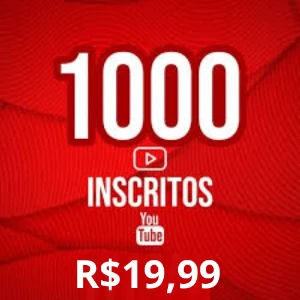 [Menor Preço]1000 inscritos mundiais por R$19,99