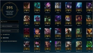 Conta League of Legends, lvl 115, todos campeões, 150 skins LOL